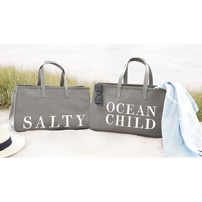 Santa Barbara Design Studio Beach Tote Bag - Large Waterproof Canvas Tote for Women - Perfect for Beach, Pool, Travel & Shopping