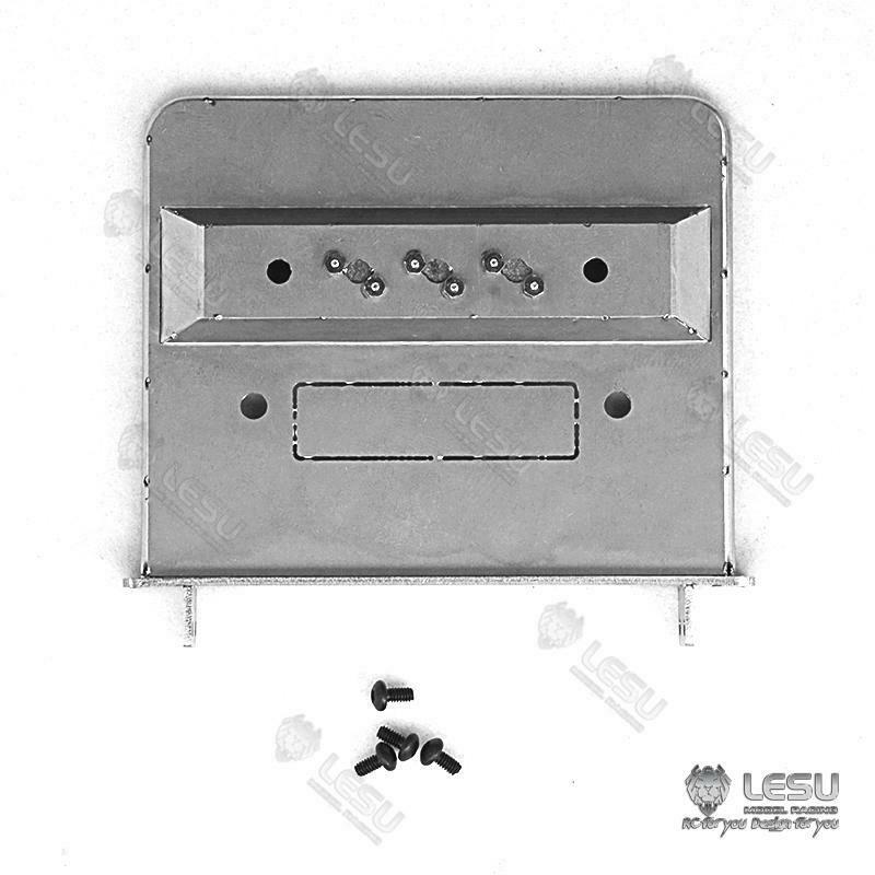 LESU Side Cab Light Parts - Metal Fixed Wire Bracket & Insurance Cover Stand for 1/14 TAMIYA RC Trucks R470 R620 Tractors Model - Perfect for RC Truck Customization & Off-Road Simulation