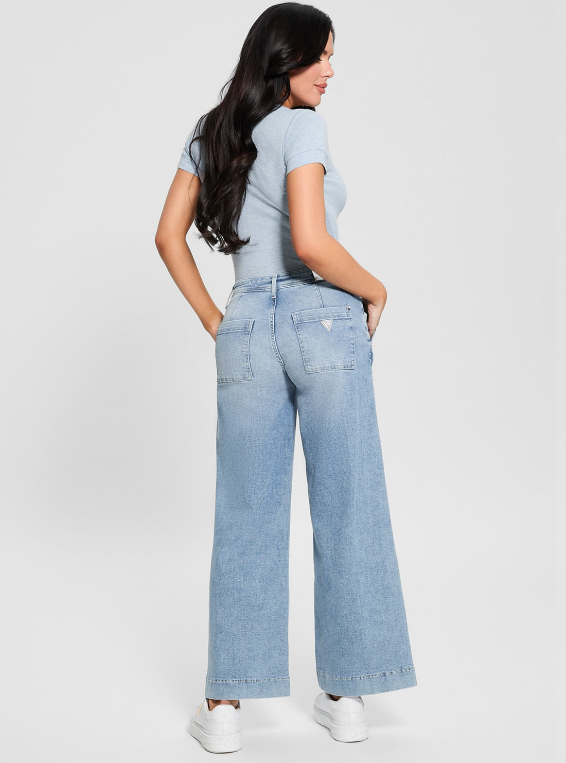 Blue Denim Zoya Jeans in Light Wash - Women's High Waisted Skinny Jeans for Casual Wear & Everyday Outfits