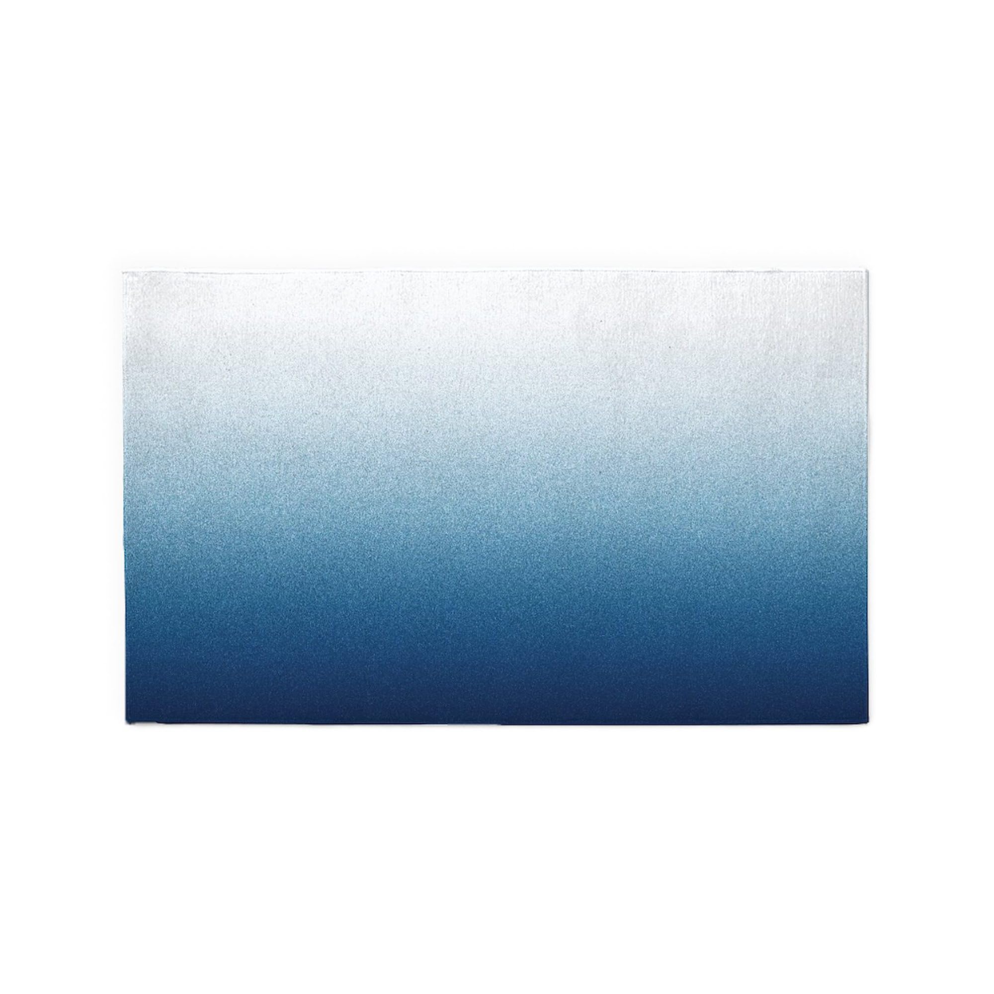 Beautiful Indigo Blue Ombre Area Rug - Soft Fabric Throw Rug for Living Room, Bedroom Decor - Perfect for Home, Office & Dorm Room