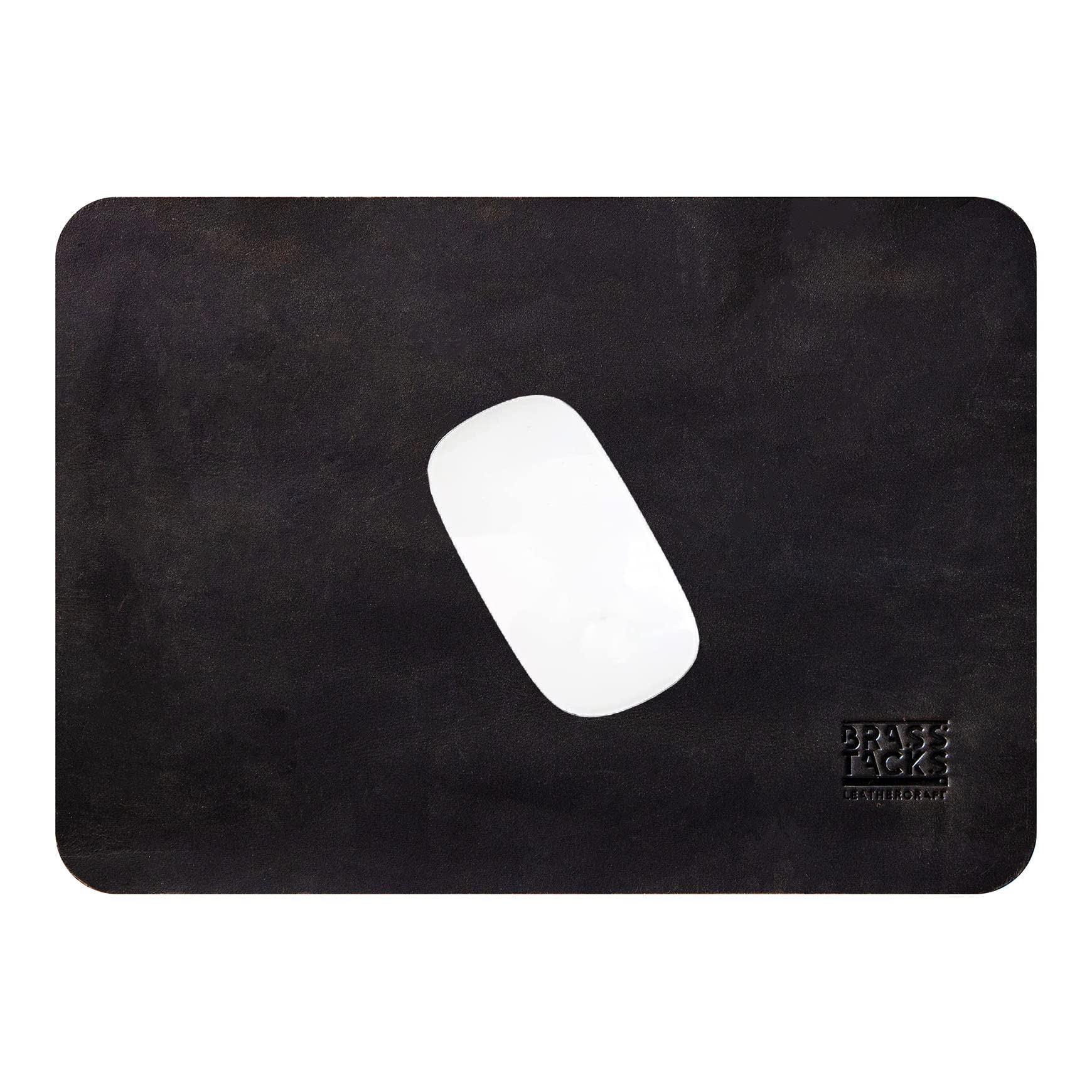 Premium Crazy Horse Leather Desk Pad Protector - 20x28cm Waterproof Office Desk Mat for Writing & Mouse - Elegant Home & Office Workspace Accessory for Laptops, Computers & Desktops | Perfect for Professionals, Students & Remote Workers