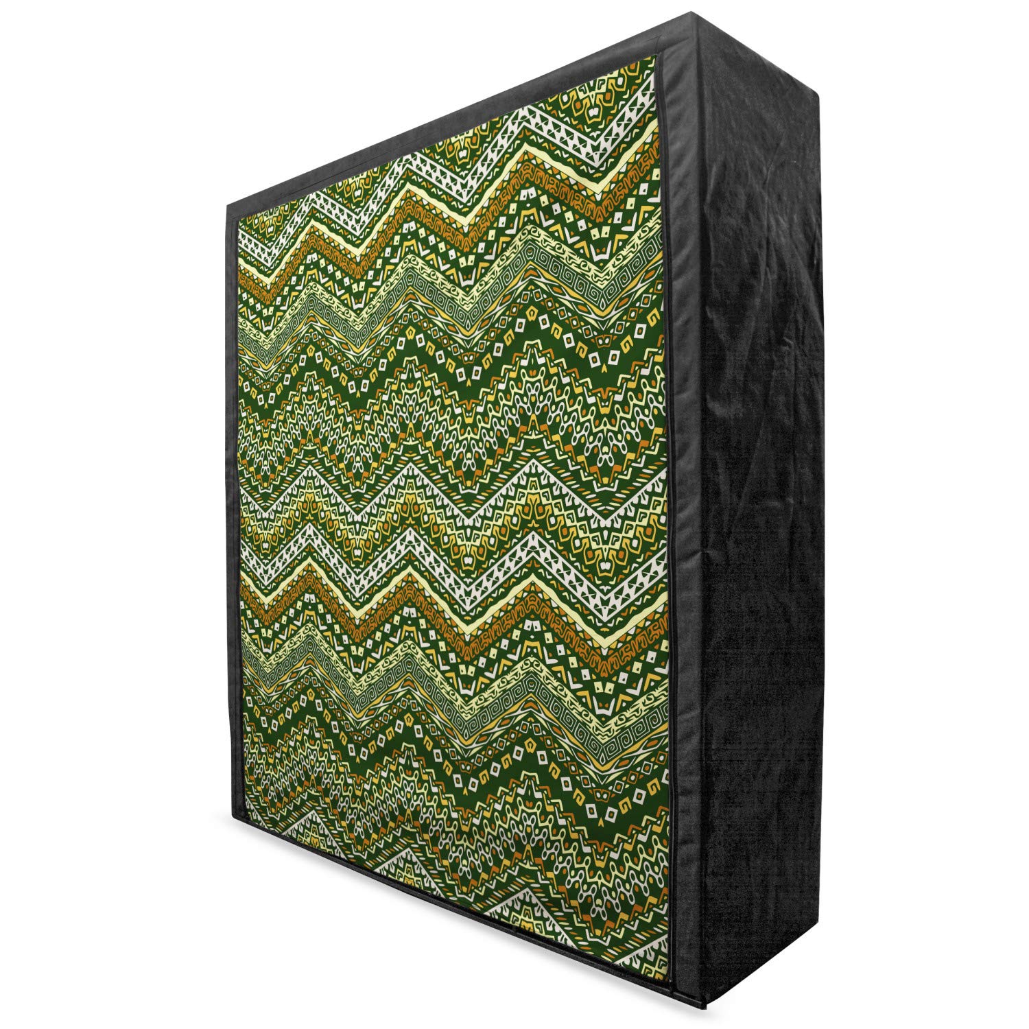 Ambesonne Zambia Portable Fabric Wardrobe with Chevron Pattern - 59