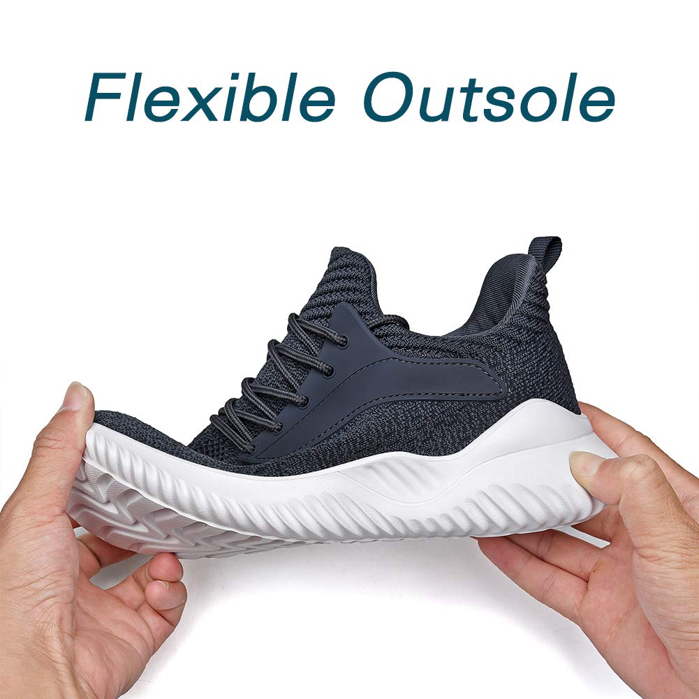 Akk Women's Slip-On Walking Shoes - Lightweight Memory Foam Running Sneakers for Tennis, Gym, Workout | Indoor & Outdoor Comfort for Walking, Jogging, Fitness Training
