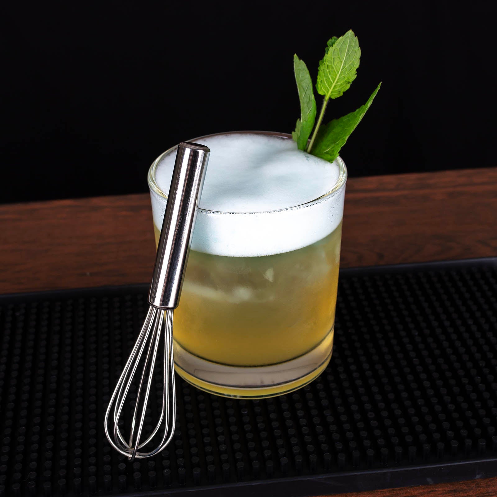 BarConic® 5-Piece Round Bar Whisk Set - Premium Stainless Steel Cocktail Mixing Tools for Bartenders & Home Bars | Perfect for Mixing Martinis, Margaritas & Craft Cocktails