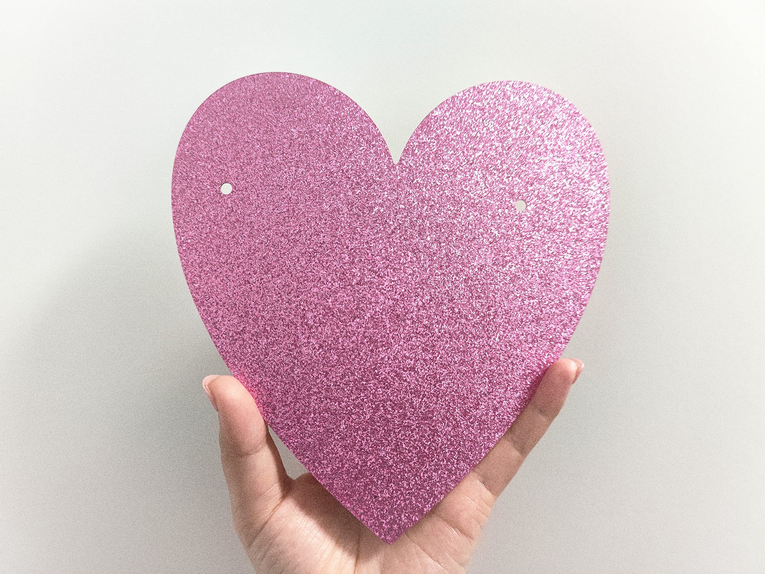 Red Glitter Valentine's Day Banner & Heart Garland Decor - Romantic Party Supplies for Valentine's Wedding, Anniversary & Love Celebrations | Perfect for Home, Office & Party Decorations