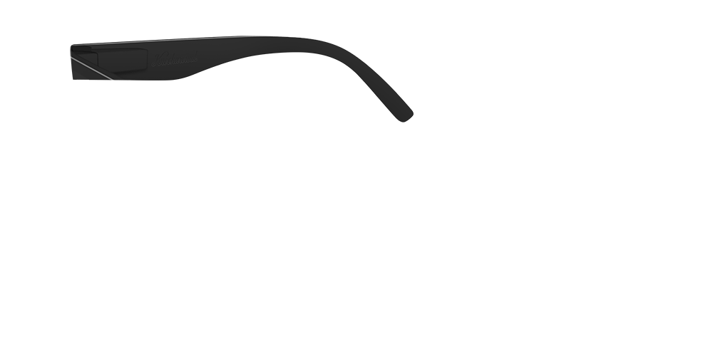 Knockaround Torrey Pines Custom Arm Sunglasses - Matte Black Frame & UV Protection - Perfect for Outdoor Sports, Driving, and Beach Activities