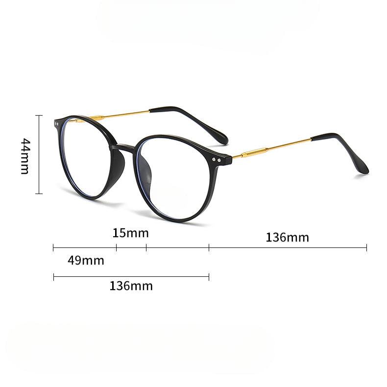 TR90 Round Eyeglasses Frames - Lightweight & Durable Unbreakable Glasses for Men & Women - Perfect for Reading, Driving & Daily Wear