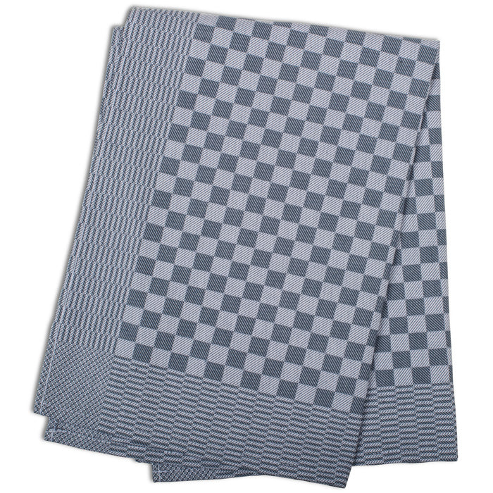 Checkered Side Towel 5-Pack - Soft & Absorbent Kitchen Towels for Cooking, Cleaning & Serving - Perfect for Restaurants, Home & Outdoor Use