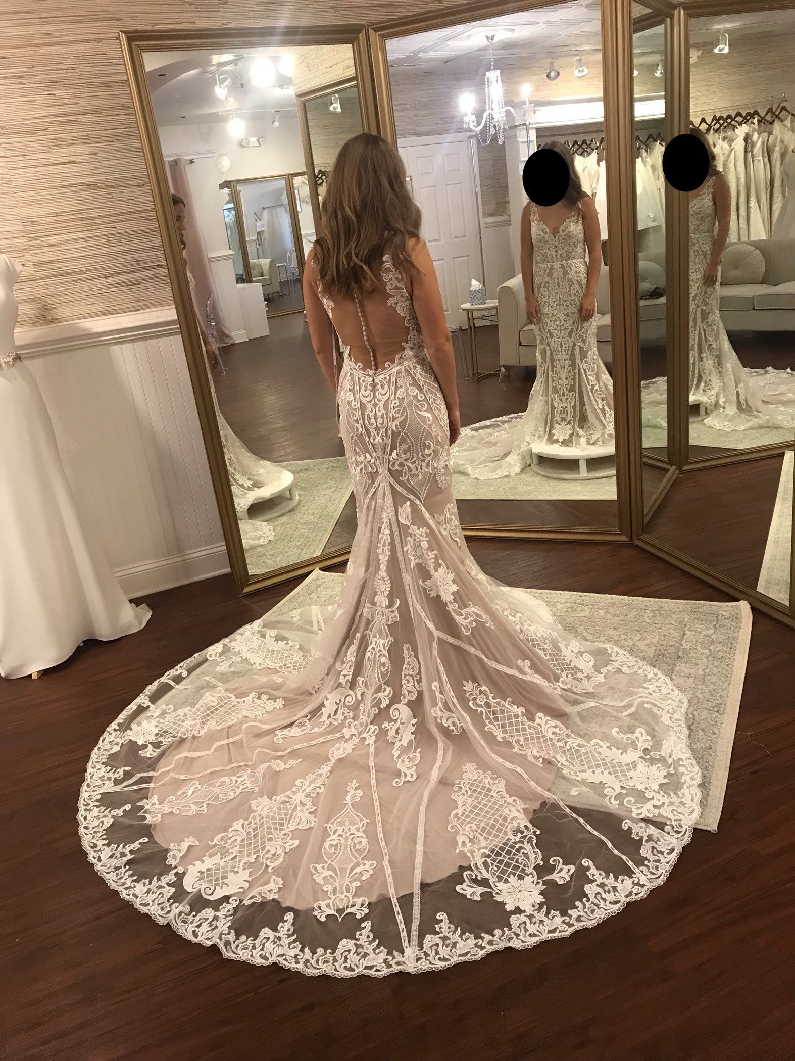 Wtoo Viola 11109 Wedding Gown - Elegant Lace Bridal Dress for Church Ceremony & Formal Events