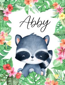 Raccoon Tropical Floral