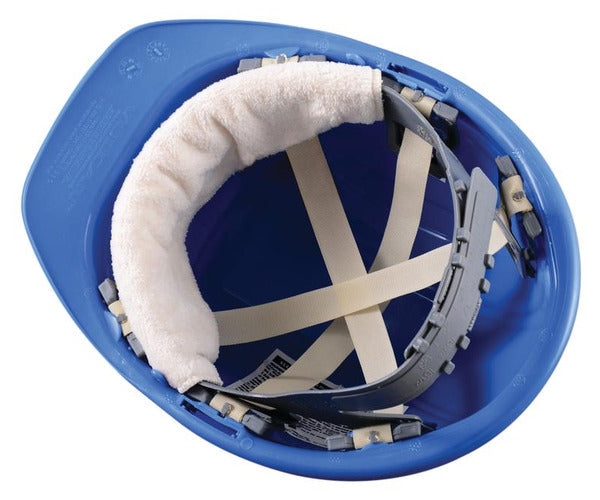 OccuNomix Terry Toppers® Hard Hat Snap-On Sweatband - Cooling Sweat Absorbing Liner for Construction, Industrial & Safety Work - Comfortable Headband for Helmets & Hard Hats