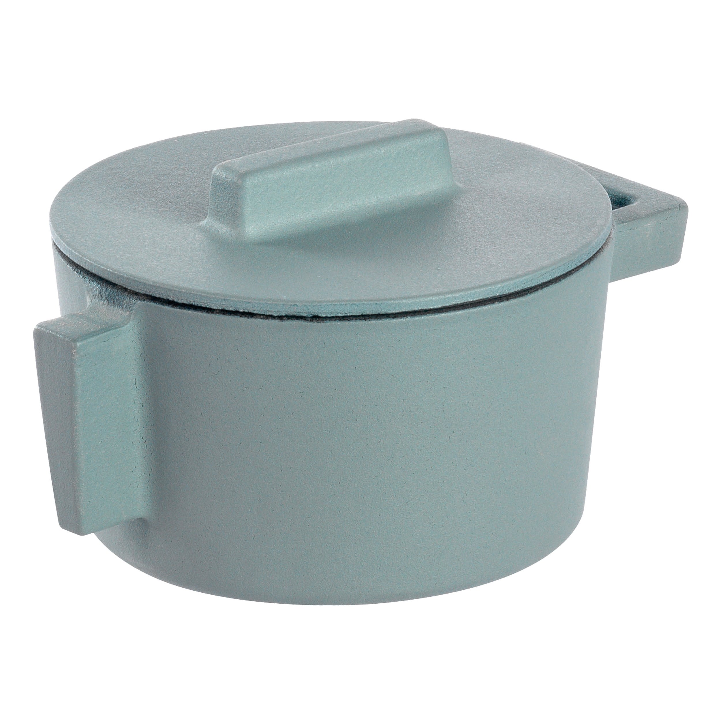 Rosenthal Sambonet Terracotta Casserole Pot with Lid - 10 cm Cast Iron Pepper Design - Perfect for Slow Cooking, Stews & Serving Dishes