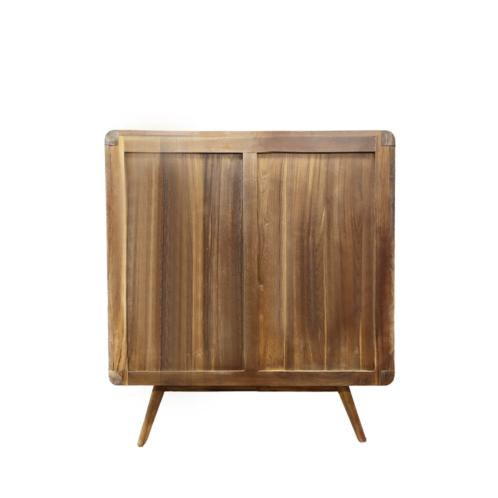 Reiko Teak Wood Dresser - Stylish and Durable Wooden Chest of Drawers for Bedroom Storage | Perfect for Organizing Clothes, Accessories & Home Decor