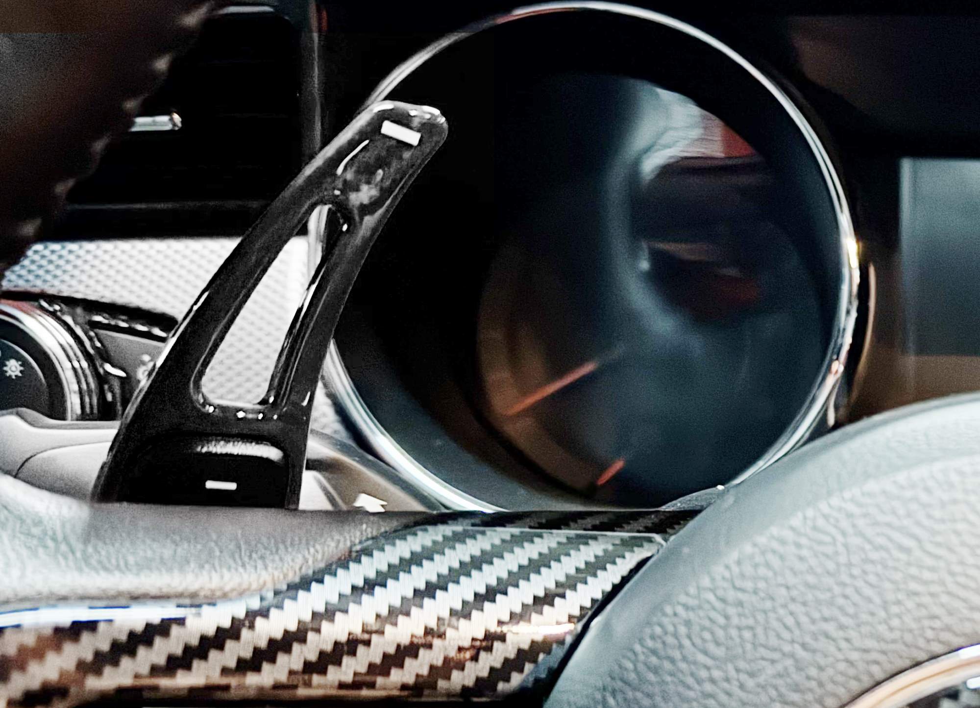 Premium Gloss Black Steering Wheel Paddle Shifters for 2015-2023 Ford Mustang - Easy Install & Enhanced Driving Experience - Perfect for Racing & Performance Upgrades