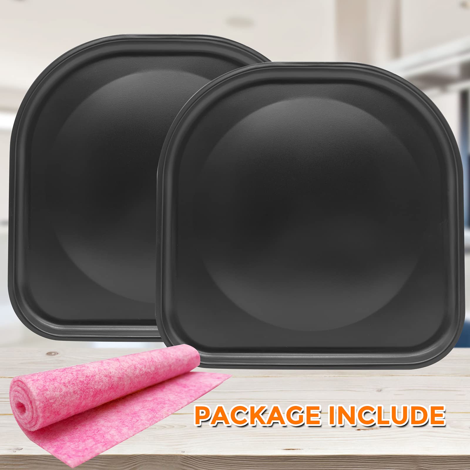 2PCS Nonstick Air Fryer Drip Tray Replacement for PowerXL 6QT & 10QT Vortex Air Fryer Pro Plus - Dishwasher Safe Accessories for Easy Cleaning | Perfect for Cooking Chicken Wings, French Fries & Healthy Meals