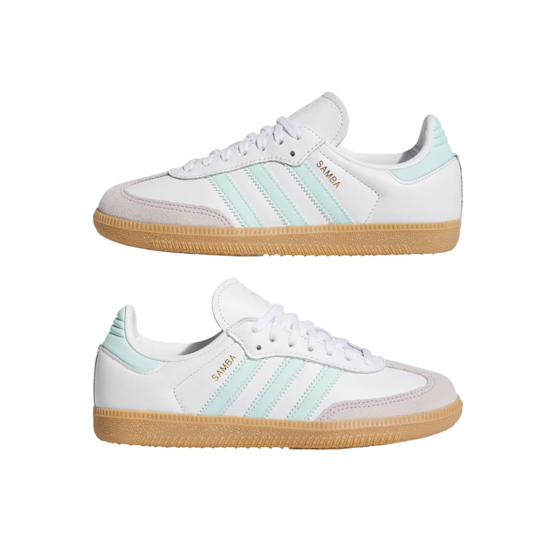 Original Kids Samba OG Semi Flash Aqua Sneakers - Stylish Comfort for Boys & Girls - Perfect for School, Sports & Casual Wear