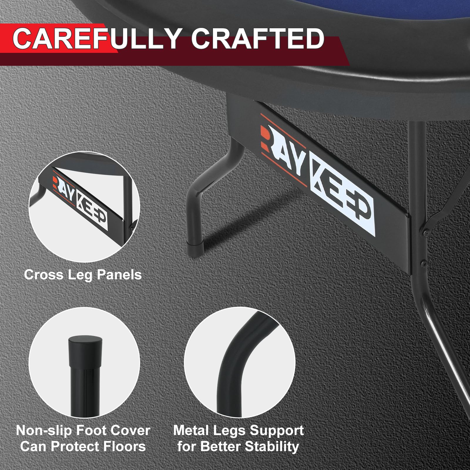 10 Player Foldable Poker Table - 84