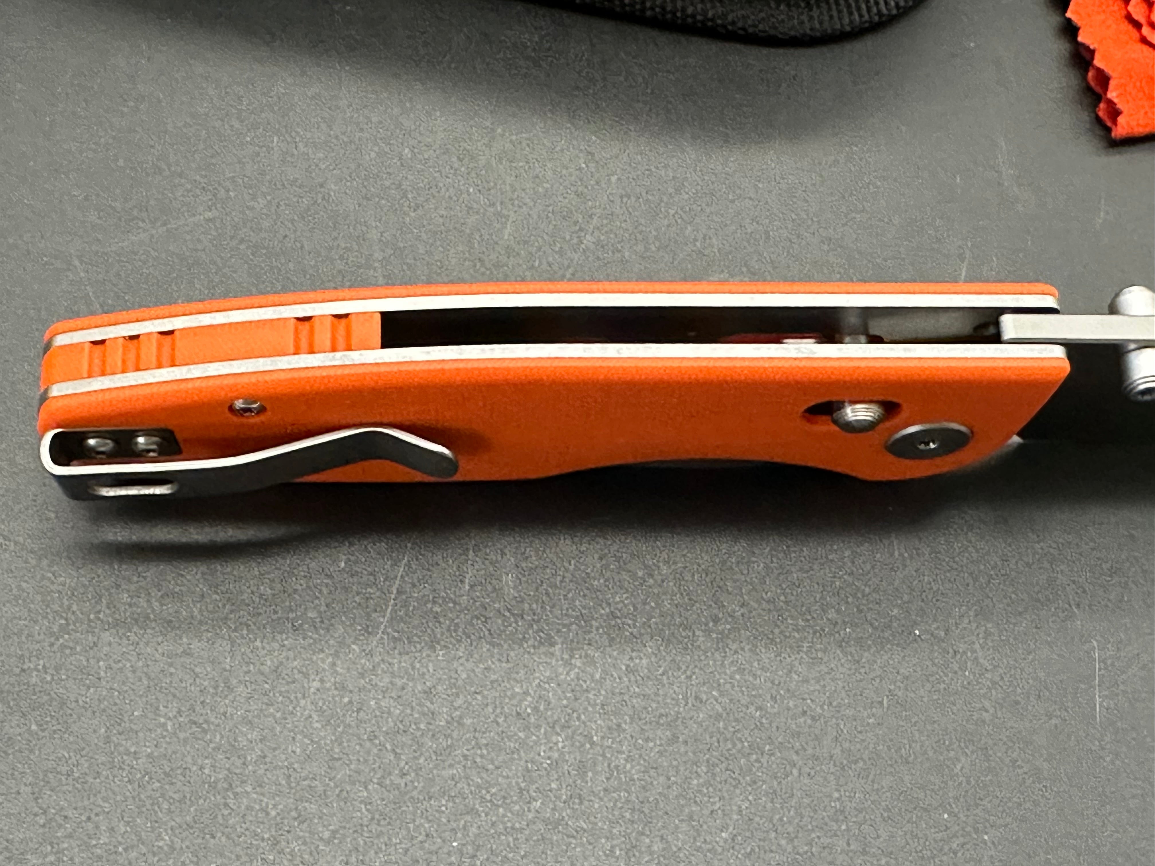 CMB PREDATOR Orange G10 Folding Knife - High-Quality EDC Pocket Knife for Outdoor, Camping, Hunting & Everyday Carry