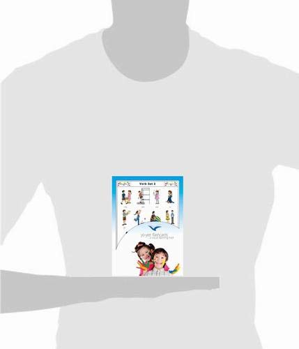 Verbs Flash Cards with Matching Bingo Game - Educational Vocabulary Picture Cards for Toddlers, Kids & Adults | ESL Learning, Classroom Activities & Family Game Night