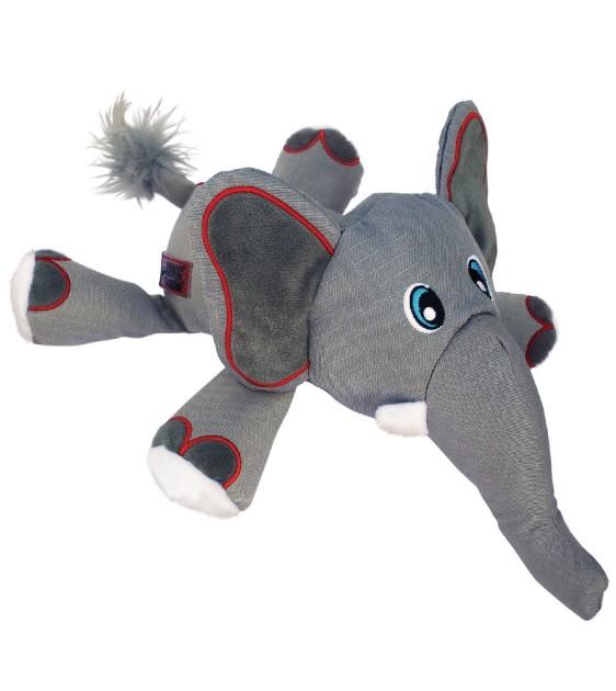 Kong Cozie Ultra Ella Elephant Dog Toy - Durable Chew Toy for Small & Medium Dogs - Perfect for Playtime, Training & Anxiety Relief
