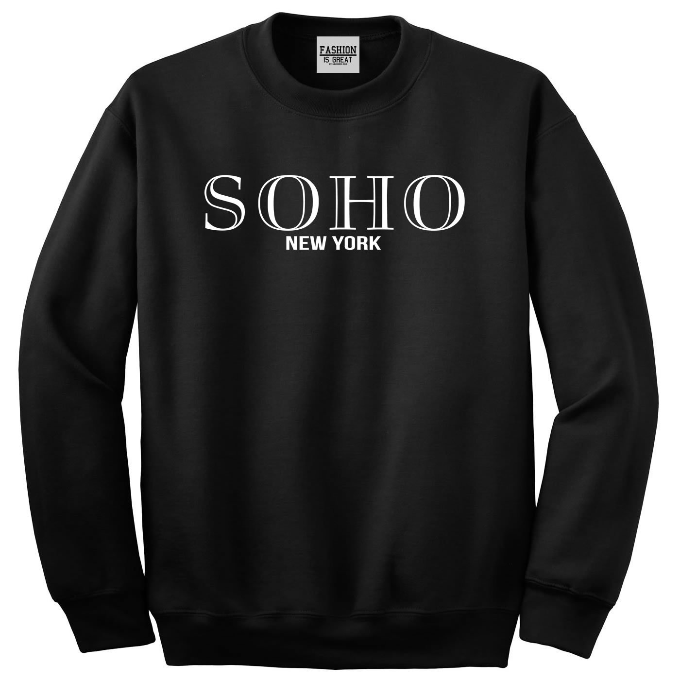 Stylish Soho New York Fashion Women's & Girls' Sweatshirt - Trendy Casual Wear for School, Outings & Street Style
