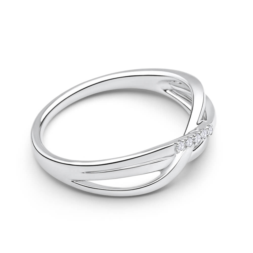 9ct White Gold Diamond Ring for Women - Elegant Solitaire Engagement & Wedding Band - Perfect for Proposals, Anniversaries & Special Occasions