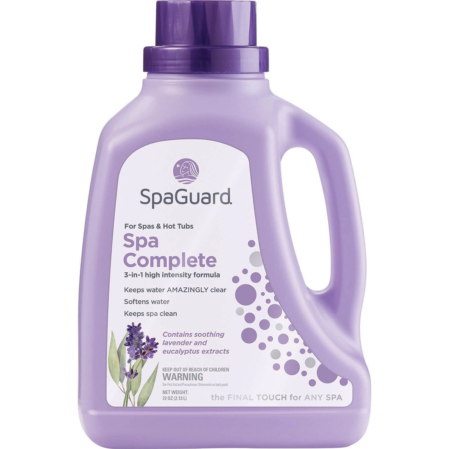 Premium Hot Tub Chemical Kit - SpaGuard Spa Complete, Chlorinating Concentrate, Enhanced Shock, Stain & Scale Control & Test Strips | Spa Maintenance & Water Care Solution for Relaxation & Hydrotherapy