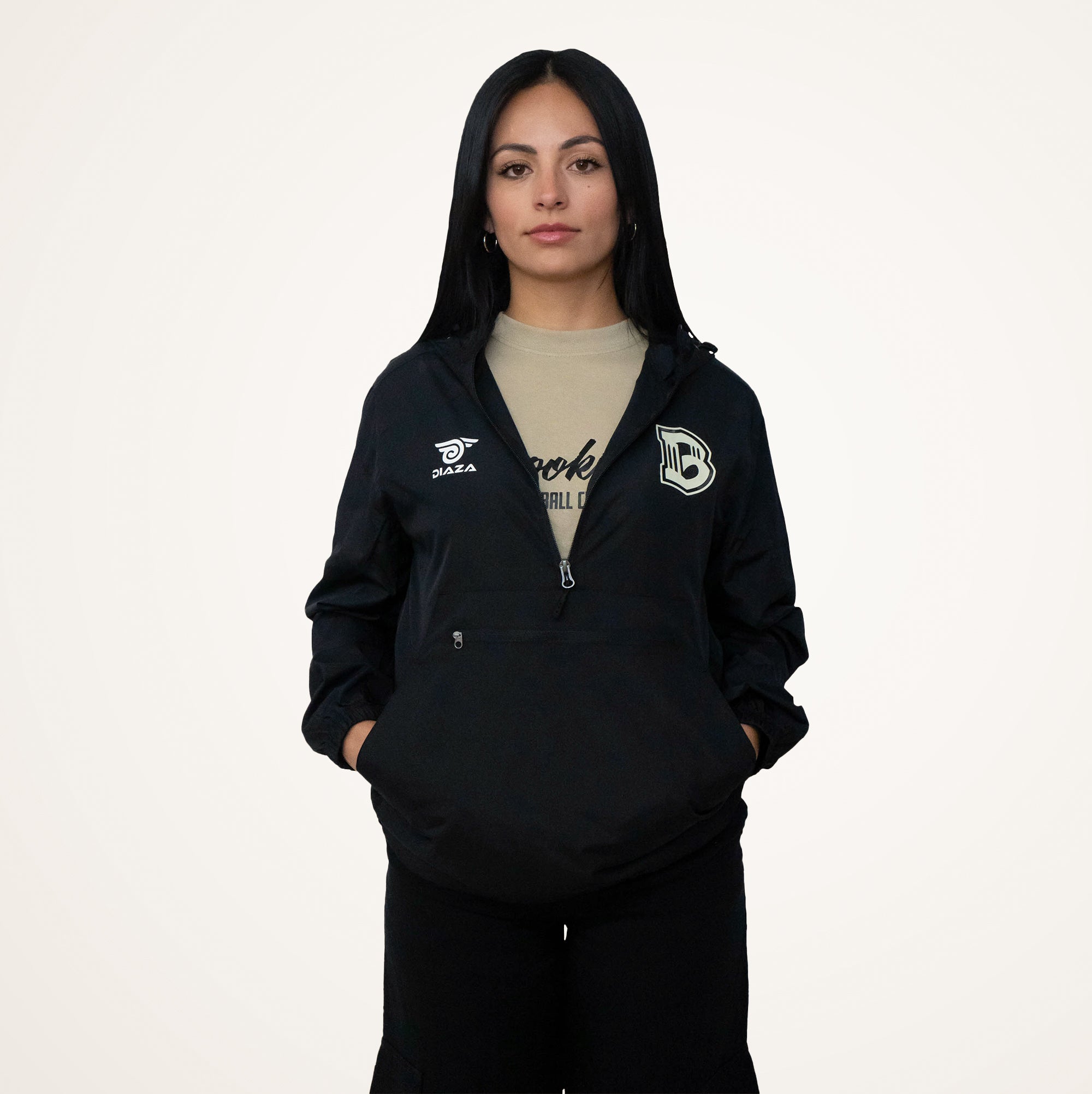 Brooklyn FC 3/4 Sleeve Alpine Black Jersey - Men's Soccer Jersey for Training & Match - Perfect for Football Fans & Players