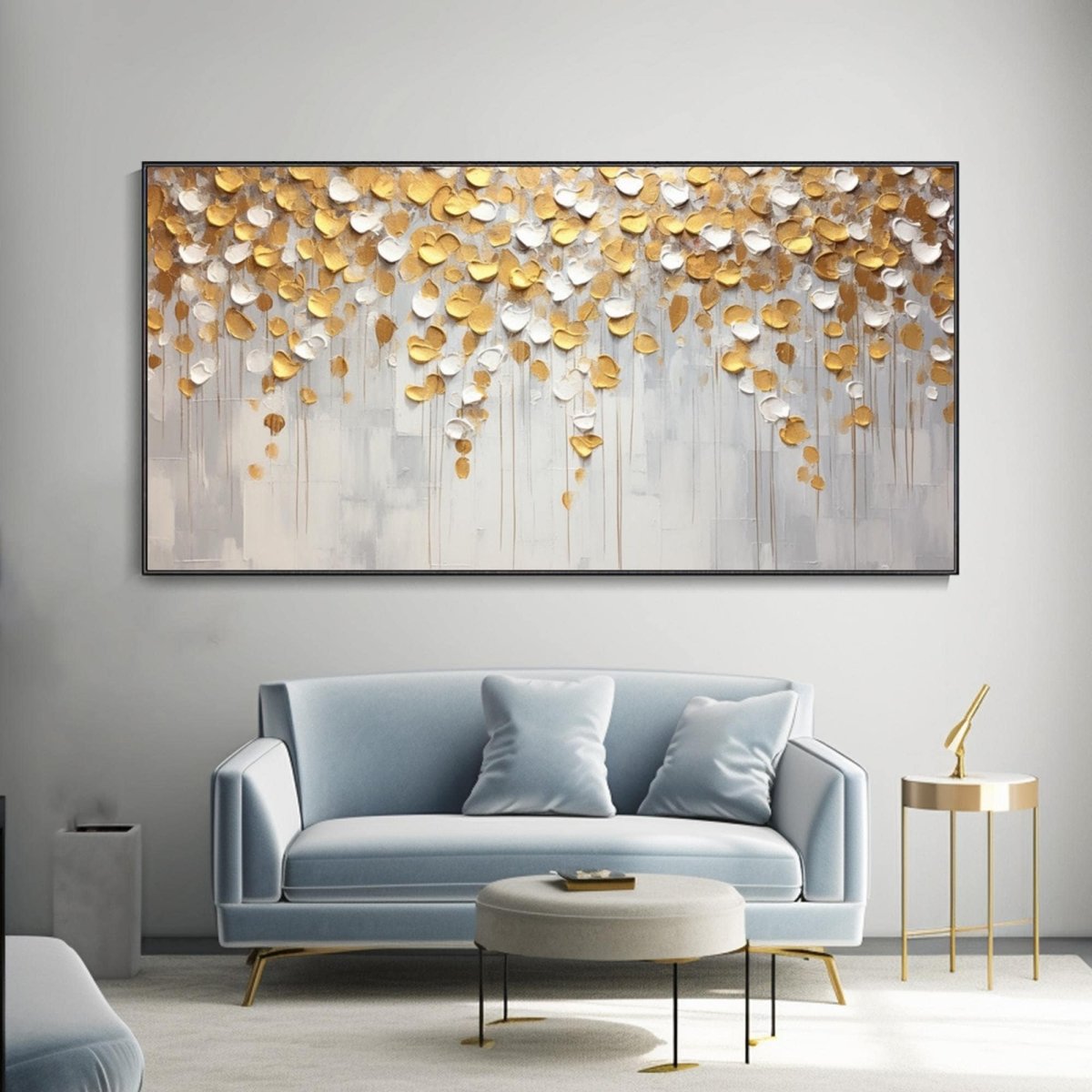 Golden Flowerbuds - Elegant Floral Decor for Home, Wedding & Party | Perfect for Centerpieces, Bouquets & DIY Crafts