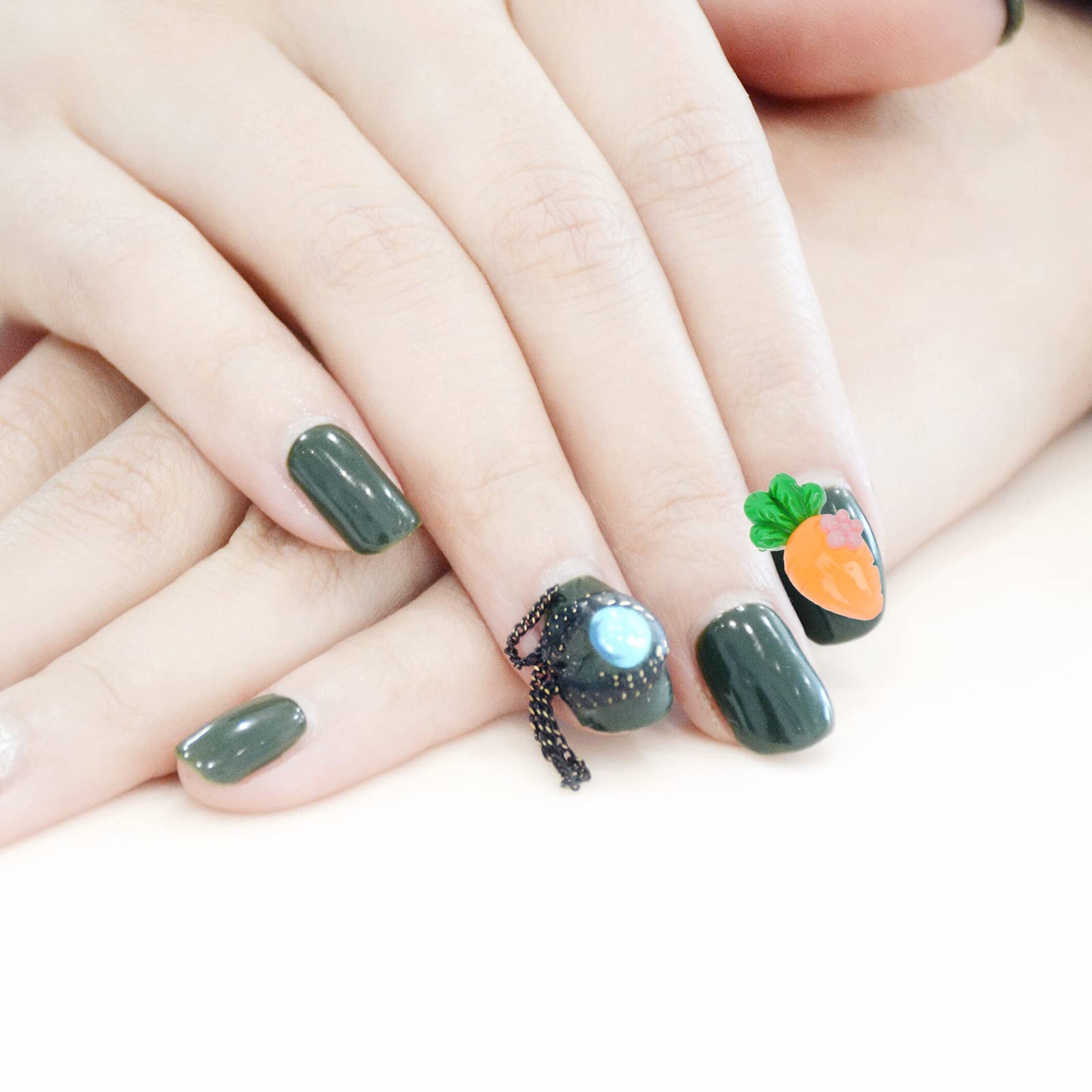 FOMIYES 30Pcs Cute Cartoon Nail Art Decorations - DIY Nail Stickers for Manicure, Nail Art Design - Perfect for Parties, Weddings, and Nail Salon Use