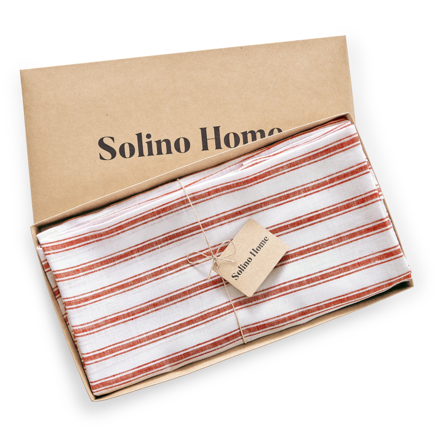 Stylish Capri Ticking Stripe Round Tablecloth - Waterproof & Washable - Perfect for Dining Room, Kitchen, or Outdoor Picnic