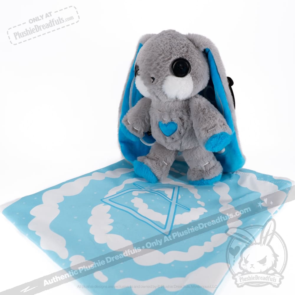 Plushie Dreadfuls Asthma Rabbit V2 - Soft Stuffed Animal Toy for Kids with Asthma Awareness | Cute Comfort Plush for Bedroom, Nursery & Emotional Support
