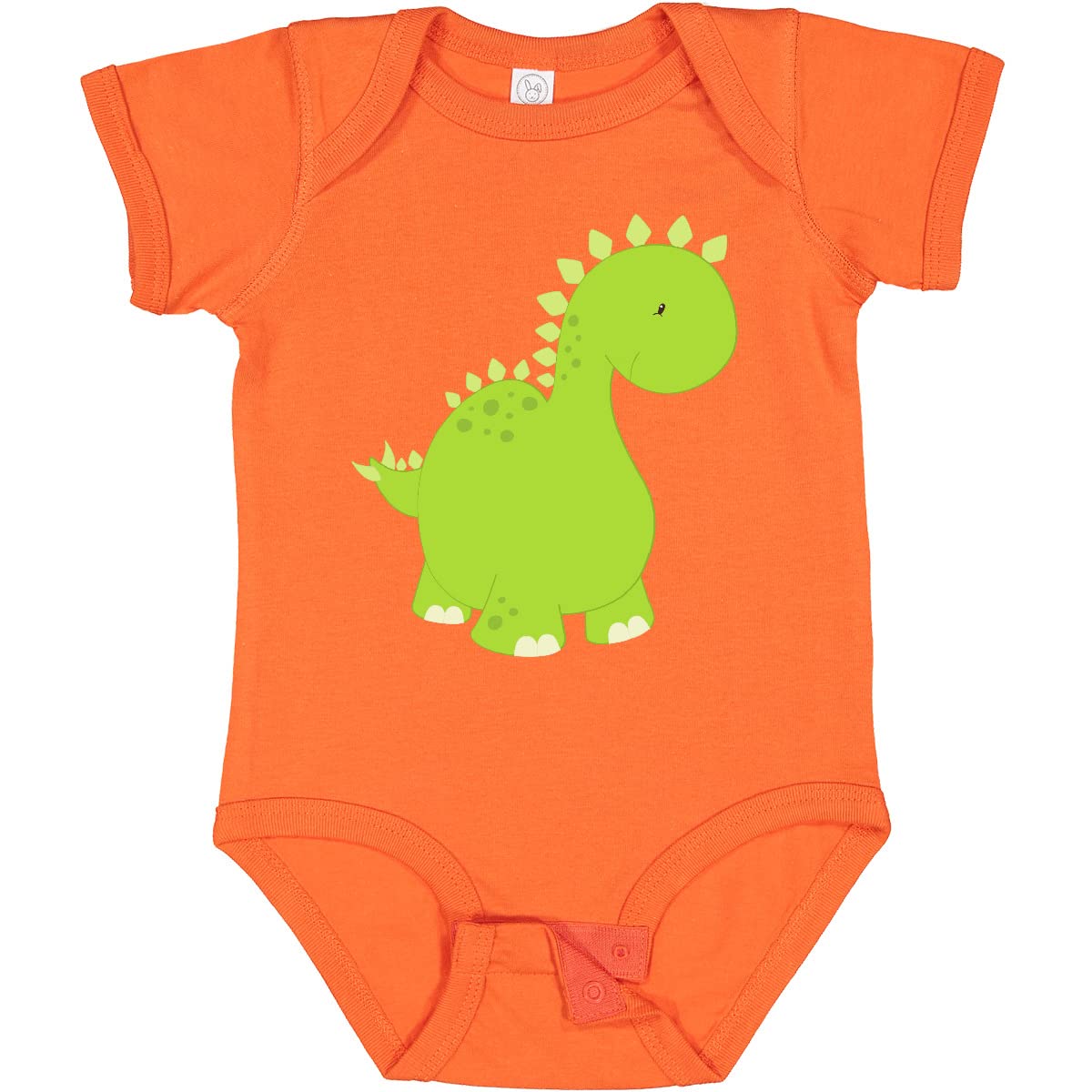 Inktastic Cute Dinosaur Baby Bodysuit - Adorable Stegosaurus Dino Onesie for Infants & Toddlers | Perfect for Playtime, Daycare & Family Photos