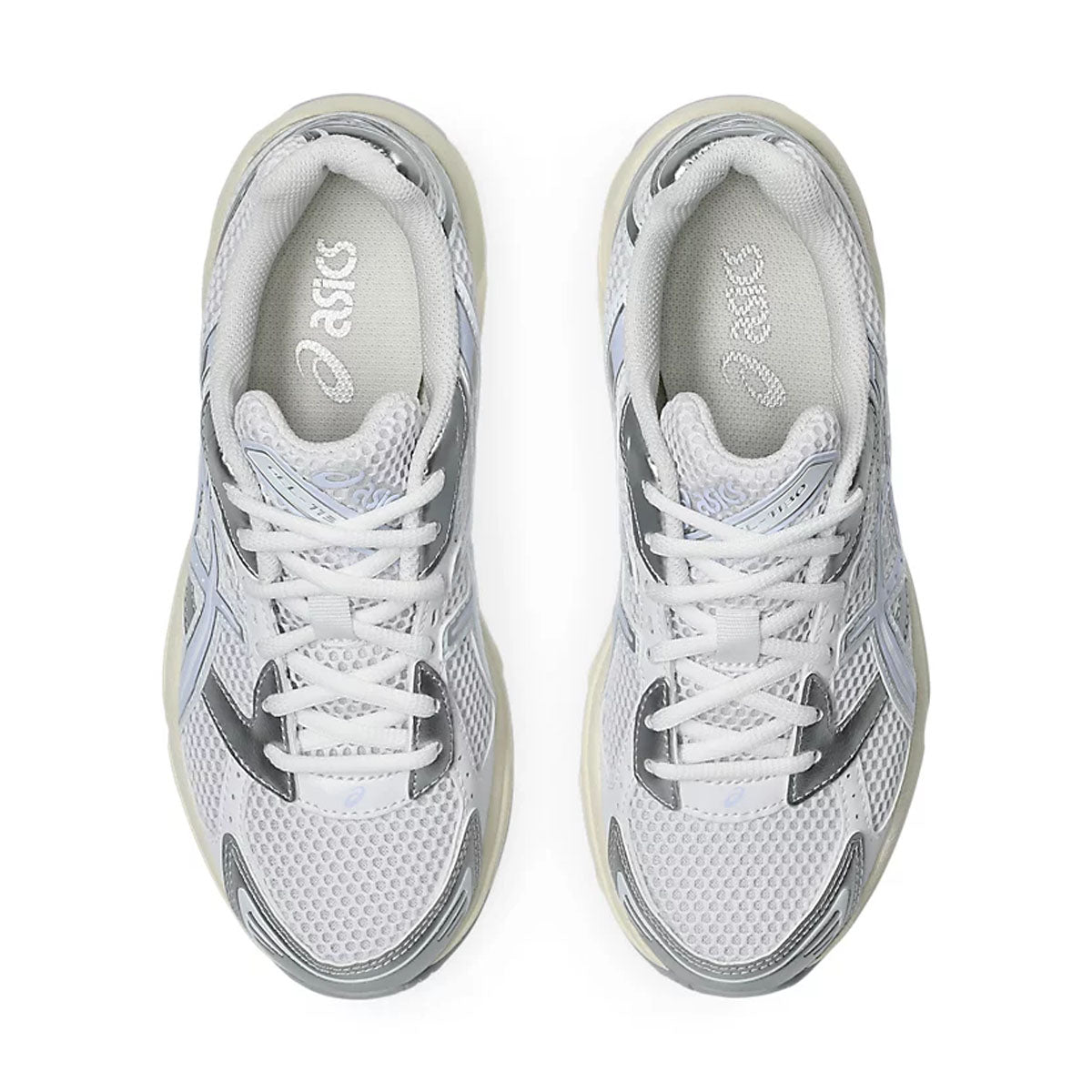 GEL 1130 Running Shoes for Men - White Blue Fade Athletic Sneakers for Jogging, Gym Workouts & Casual Wear