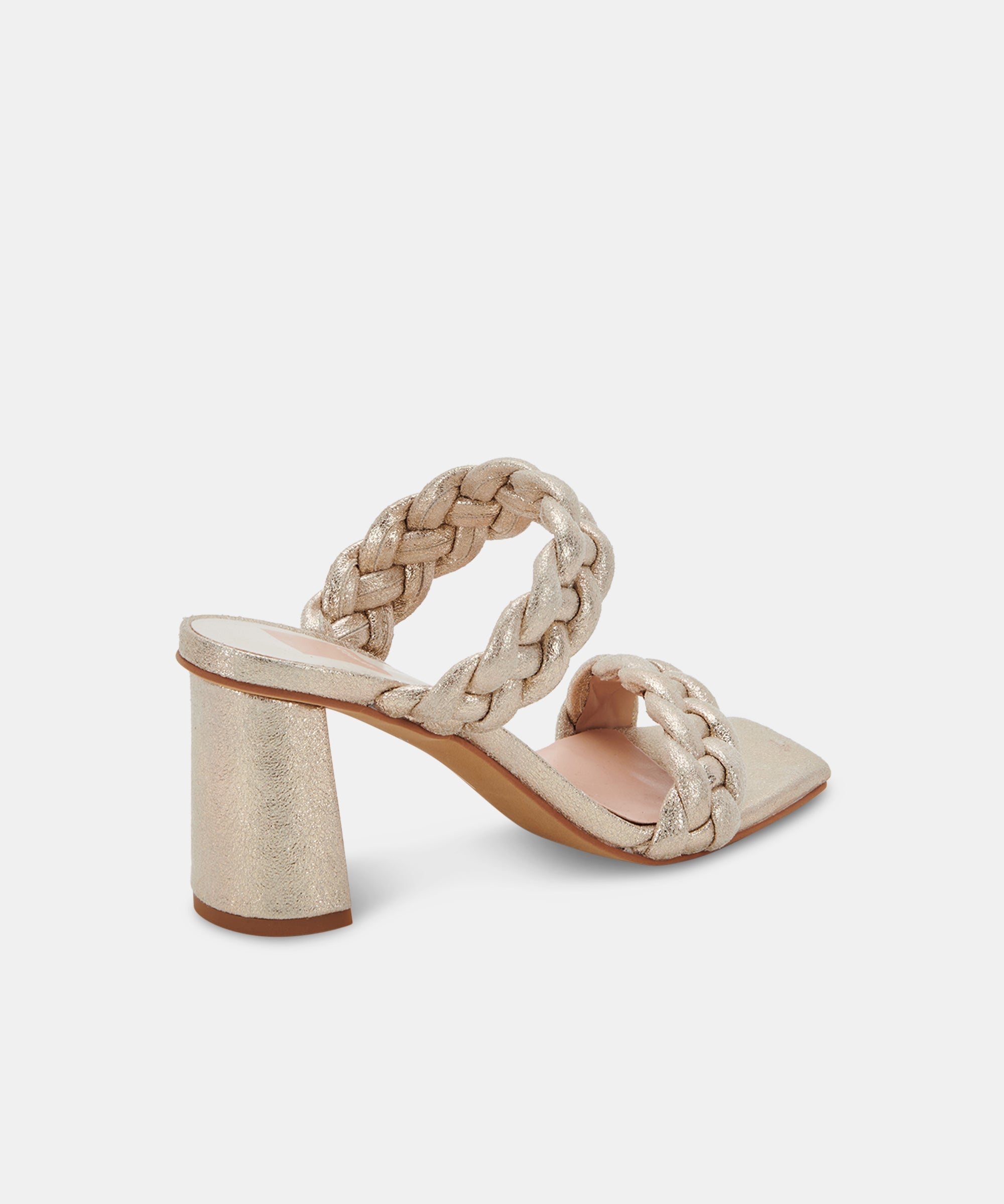 PAILY Women's Light Gold Metallic Heels - Stella Suede Pumps for Parties, Weddings & Evening Events | Comfortable & Stylish Dress Shoes