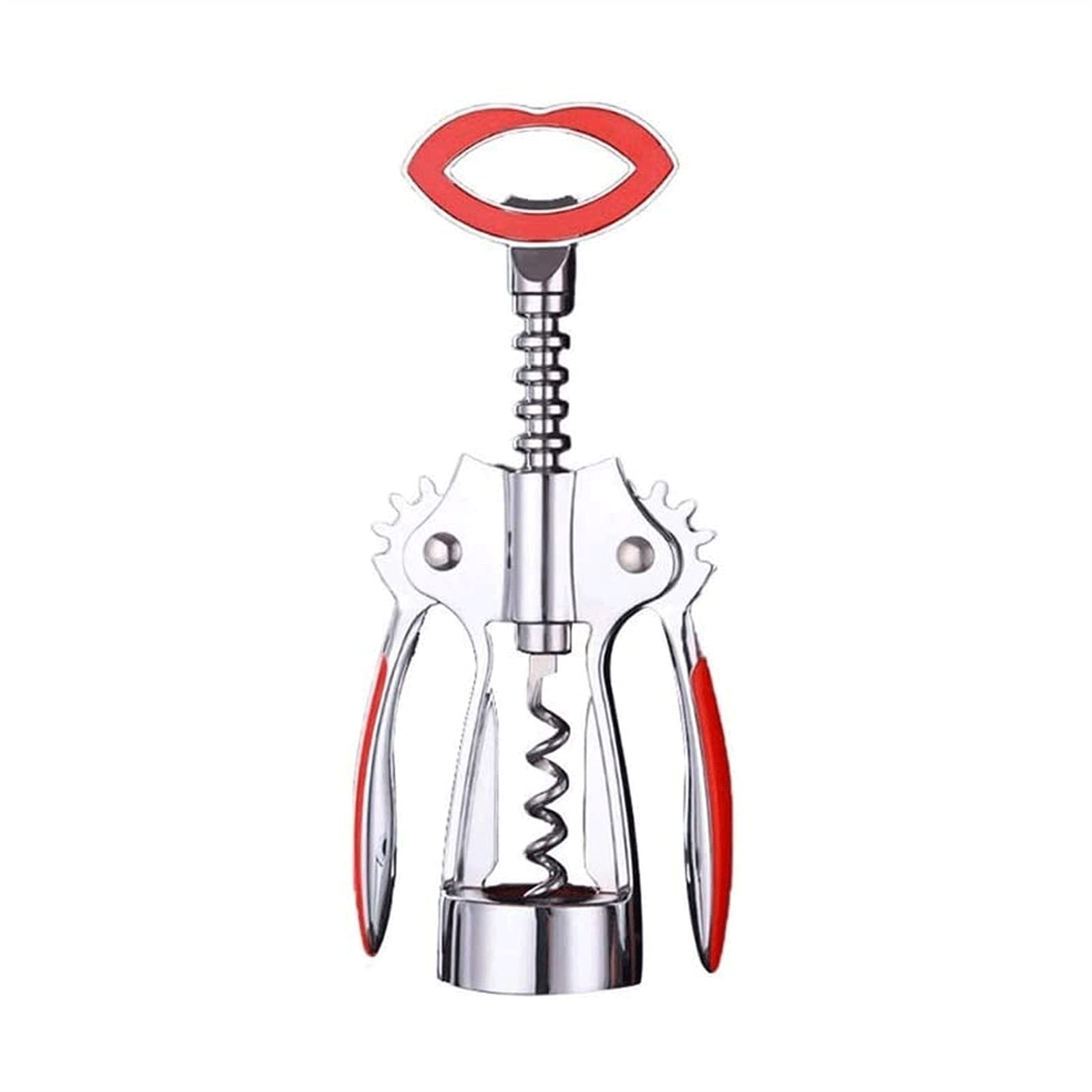 Premium Zinc Alloy Wing Corkscrew Wine Bottle Opener - Multi-Functional Wine & Beer Opener Tool for Home, Bar, and Restaurant Use