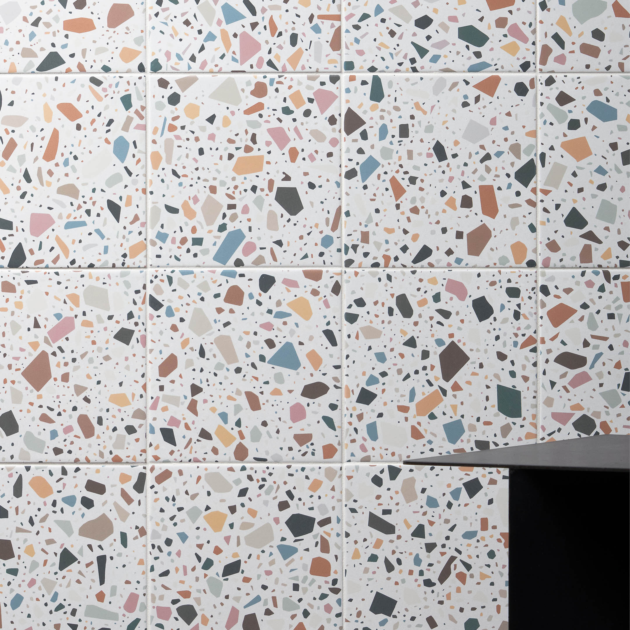 Stylish Confetti Terrazzo Porcelain Tile | Durable & Waterproof Flooring for Kitchen, Bathroom & Outdoor Patio | Orange County