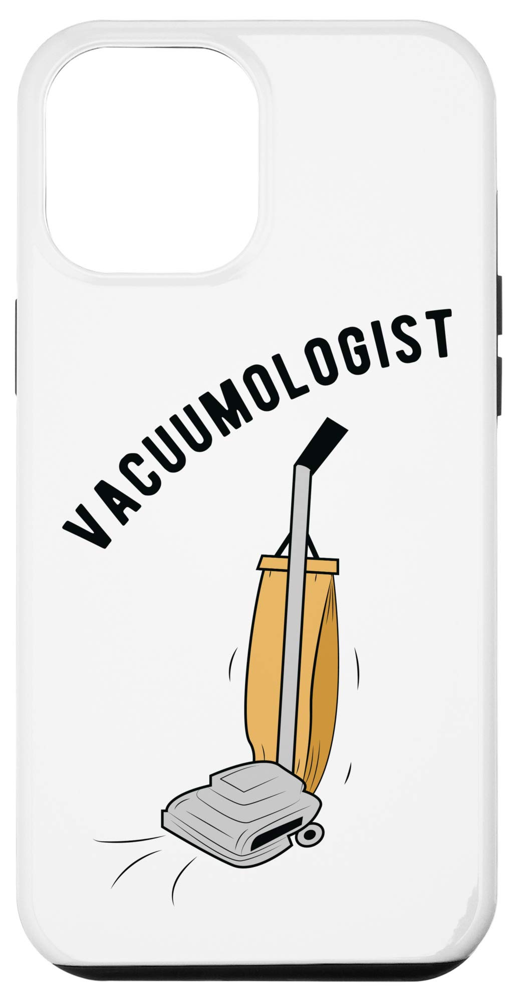iPhone 12 Pro Max Funny Vacuum Cleaner Phone Case - Perfect Gift for Housewives & Housemaids - Durable Protective Cover for Daily Use, Work & Home Cleaning