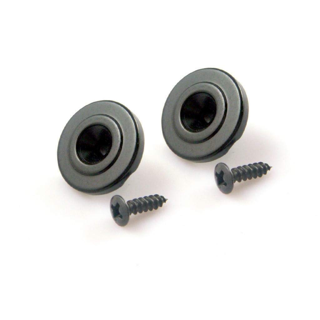2pcs Black Bass Electric Guitar String Tree Retainer - High-Quality Guitar Parts for Enhanced Tuning Stability | Perfect for DIY Guitar Repair & Upgrades