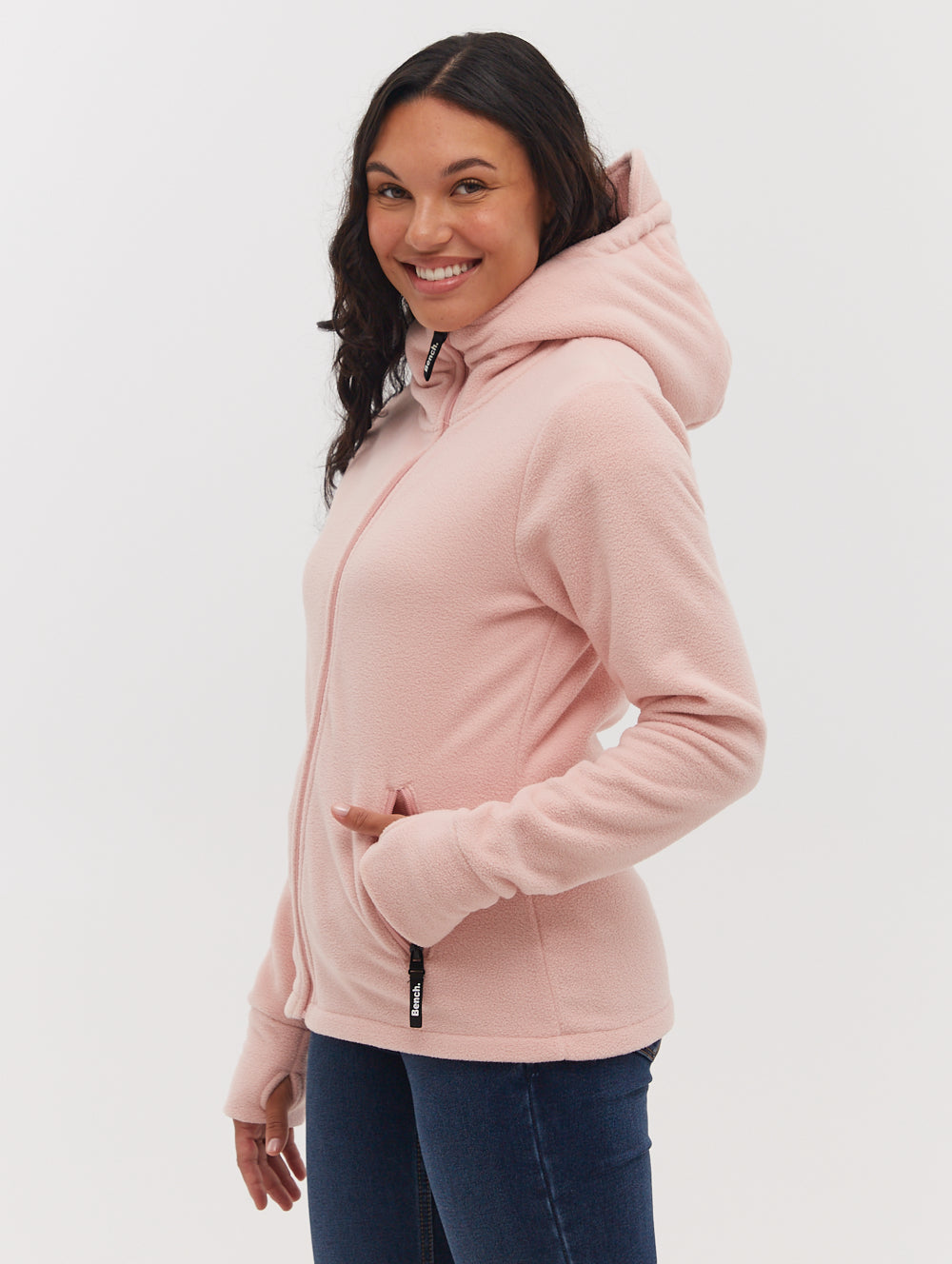 Ninja Microfleece Asymmetric Zip Up Hoodie - Soft Warm Winter Jacket for Men & Women - Perfect for Outdoor Activities, Hiking and Casual Wear