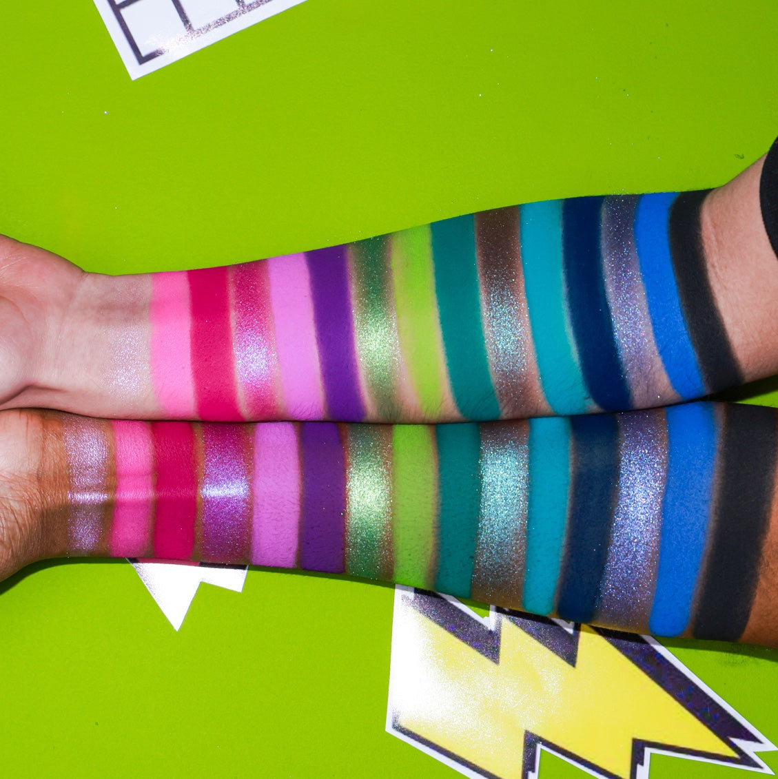 Fresh Prince x Glamlite Eyeshadow Palette - 12 Vibrant Colors, Highly Pigmented, Vegan & Cruelty-Free - Perfect for Day to Night Makeup Looks, Parties & Special Occasions
