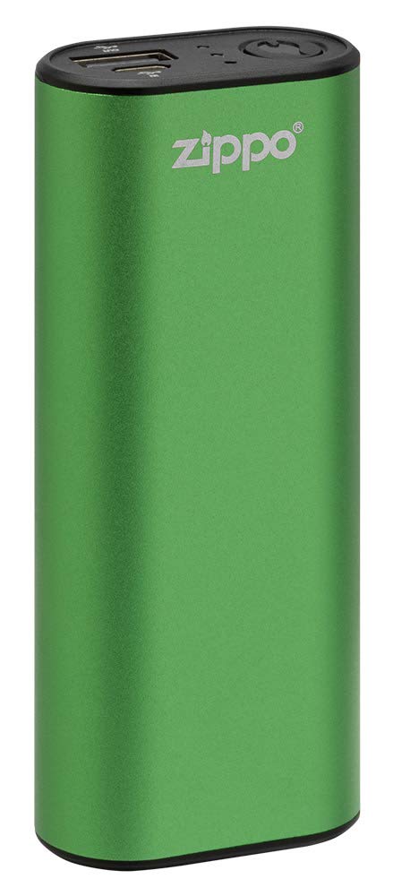 Zippo Silver HeatBank 6 Rechargeable Hand Warmer - Portable Pocket Warmer for Outdoor Activities, Camping, Hiking & Winter Sports