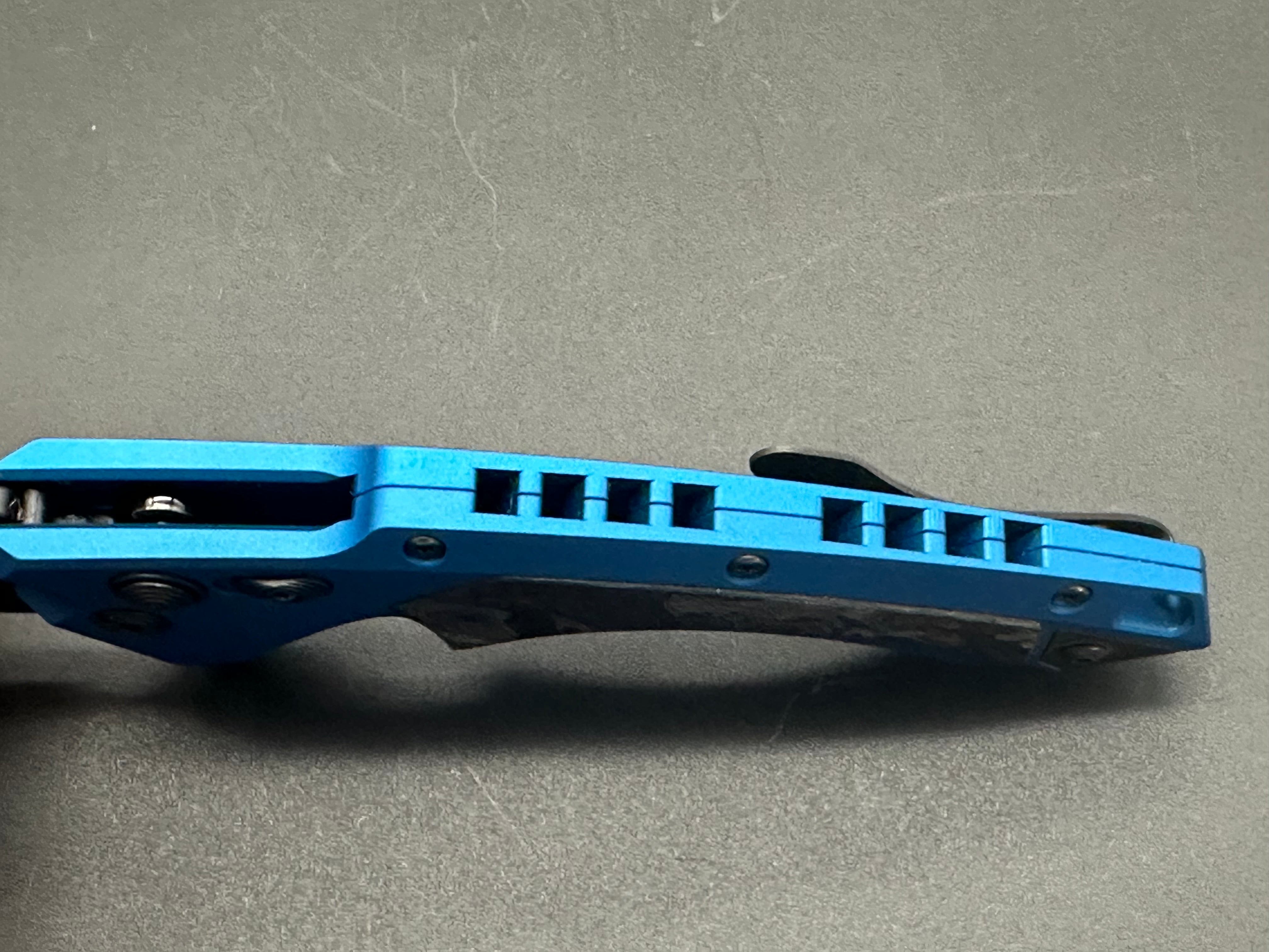 Hogue X5 Folding Knife - Exclusive Blue G10 Handle | BladeHQ Limited Edition | EDC, Outdoor, Camping & Survival Gear