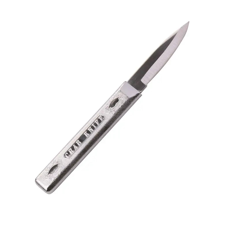 Premium Stainless Steel Crab Knife - Heavy Duty Shellfish Cracker & Seafood Tool for Crab Legs, Lobster, and Clams - Perfect for Seafood Lovers, Home Cooks, and Restaurant Use
