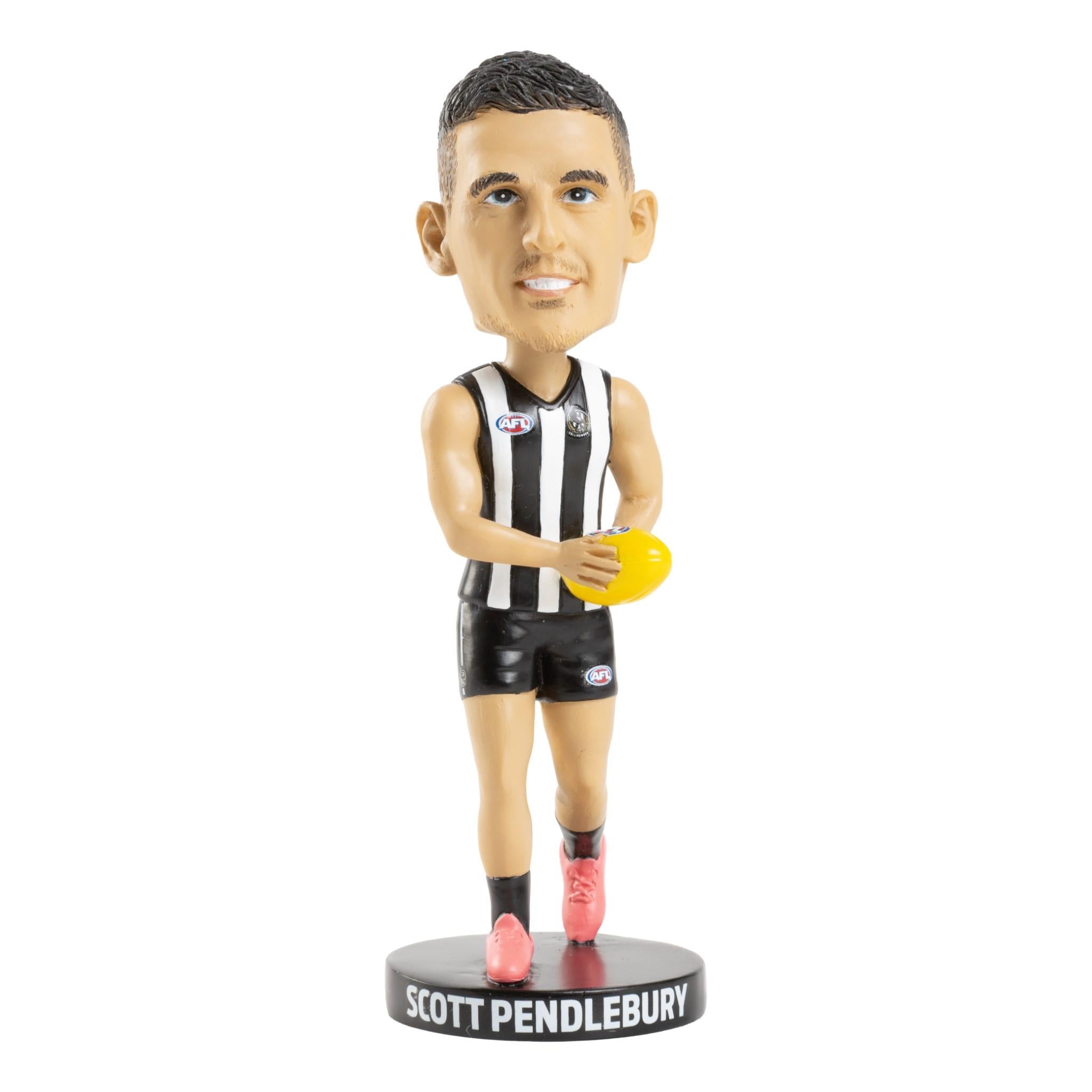 Official AFL Collingwood Magpies Scott Pendlebury Bobblehead - Collectible Football Fan Gift for Home & Office Decor