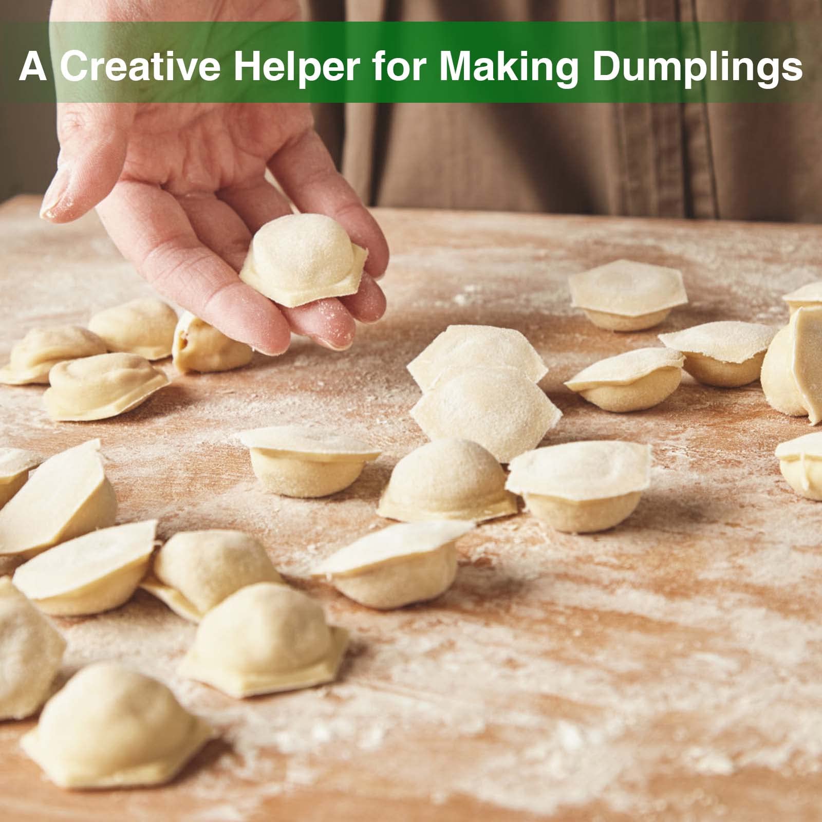 Russian Pelmeni & Dumpling Maker - Stainless Steel Mold for Siberian Style Meat Dumplings & Ravioli - Perfect for Homemade Dumplings, Pierogi, and Pasta Making