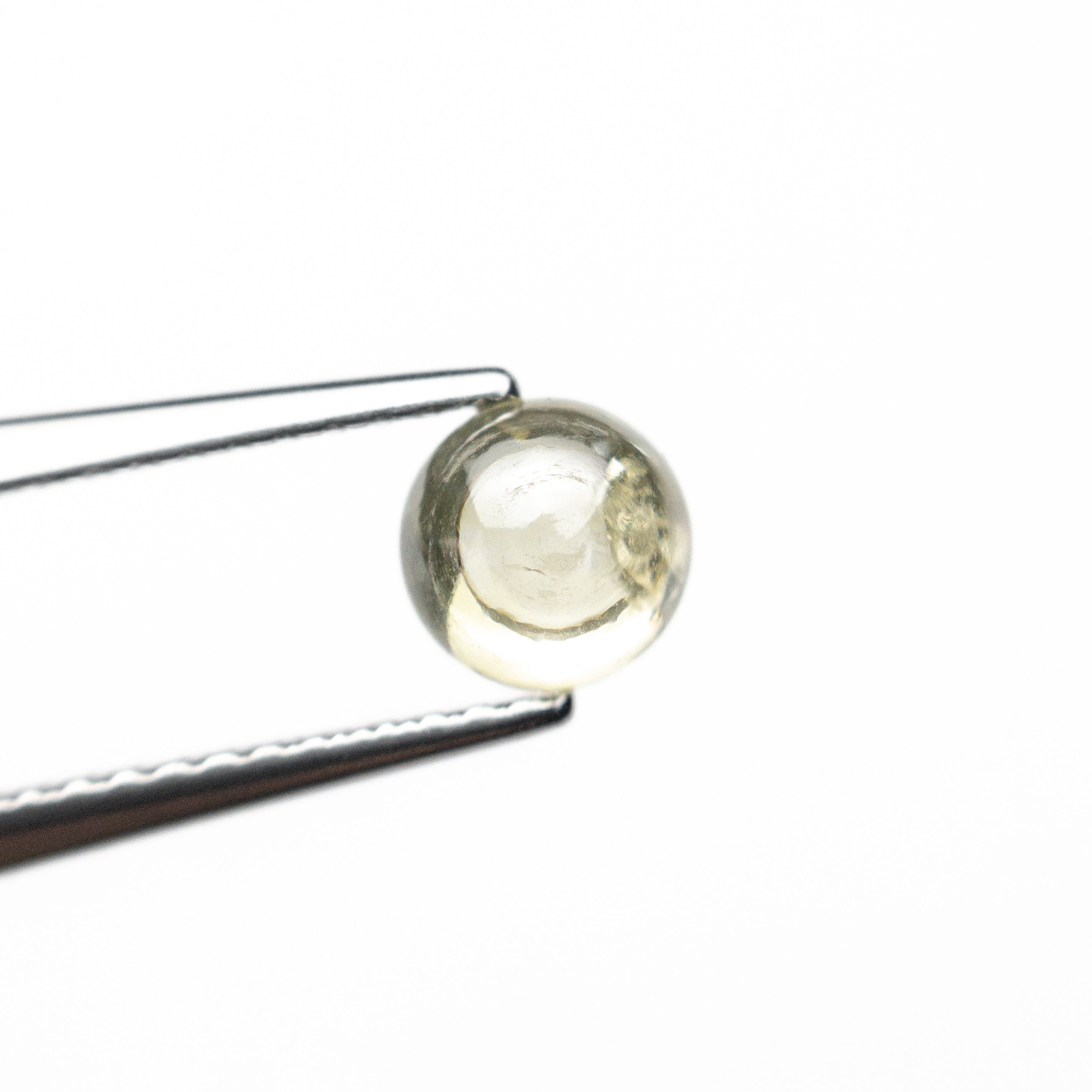 0.76ct Round Cabochon Cut Gemstone - 5.33x5.27x2.79mm (25461-02) for Jewelry Making, Engagement Rings & DIY Crafts