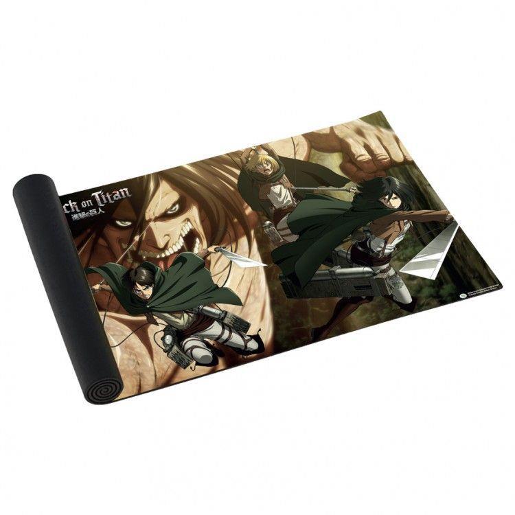 Attack on Titan Playmat - Official Attack Titan Design for Anime Fans | Perfect for Gaming, Collecting & Anime Decor