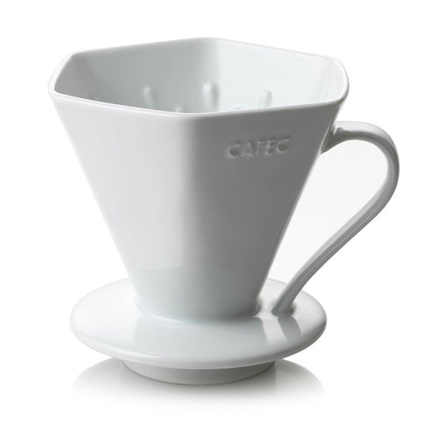 Cafec Deep Dripper - Premium Coffee Dripper for Pour Over Brewing - Perfect for Home Baristas & Specialty Coffee Lovers - Ideal for Morning Brews & Coffee Tastings