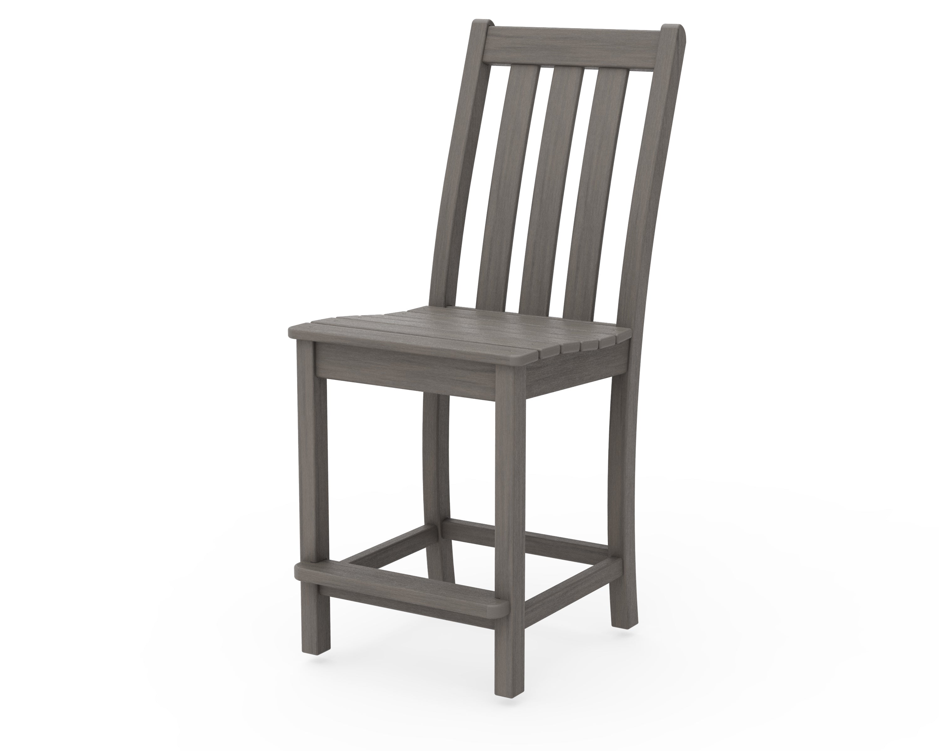POLYWOOD Vineyard Counter Height Chair - Durable Outdoor Bar Stool for Patio, Deck, or Kitchen - Weather-Resistant & Easy to Clean - Perfect for Entertaining or Relaxing